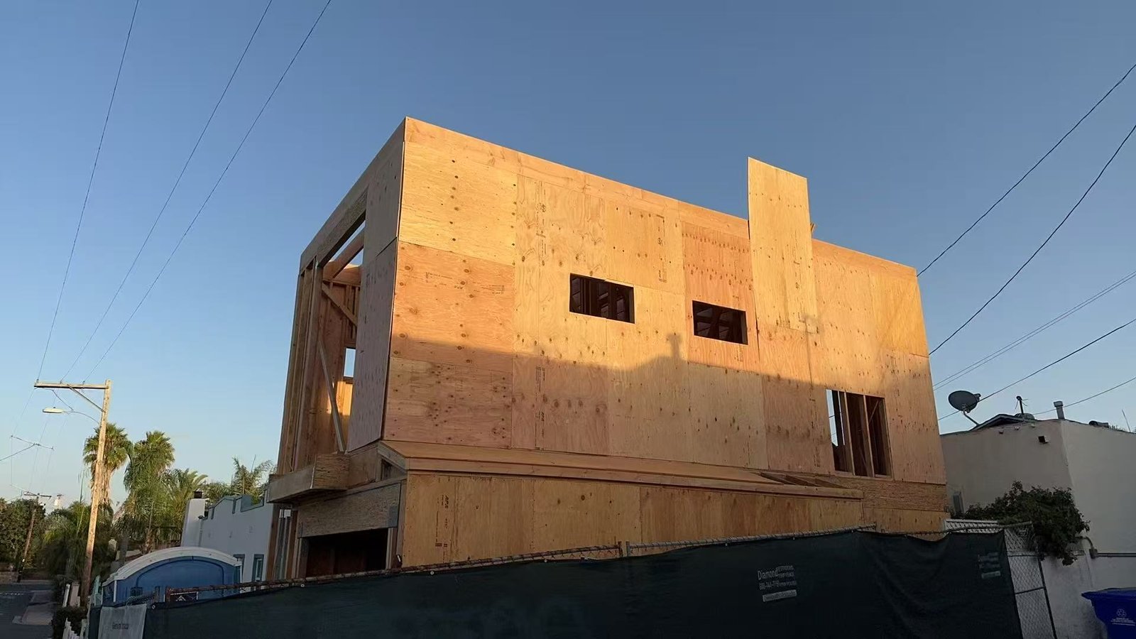Framing and structural shell project in San Diego